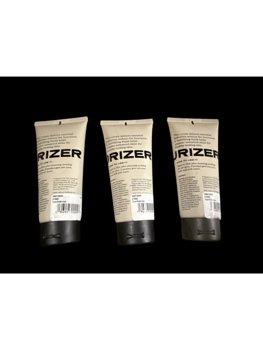 3x Would (A Barstool Brand) men’s facial moisturizer Fragrance Free New